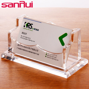 亞克力名片座 商務桌面的透明優雅與創意實用